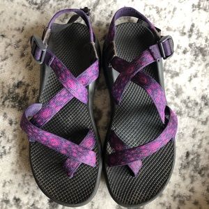 Purple & pink Chacos